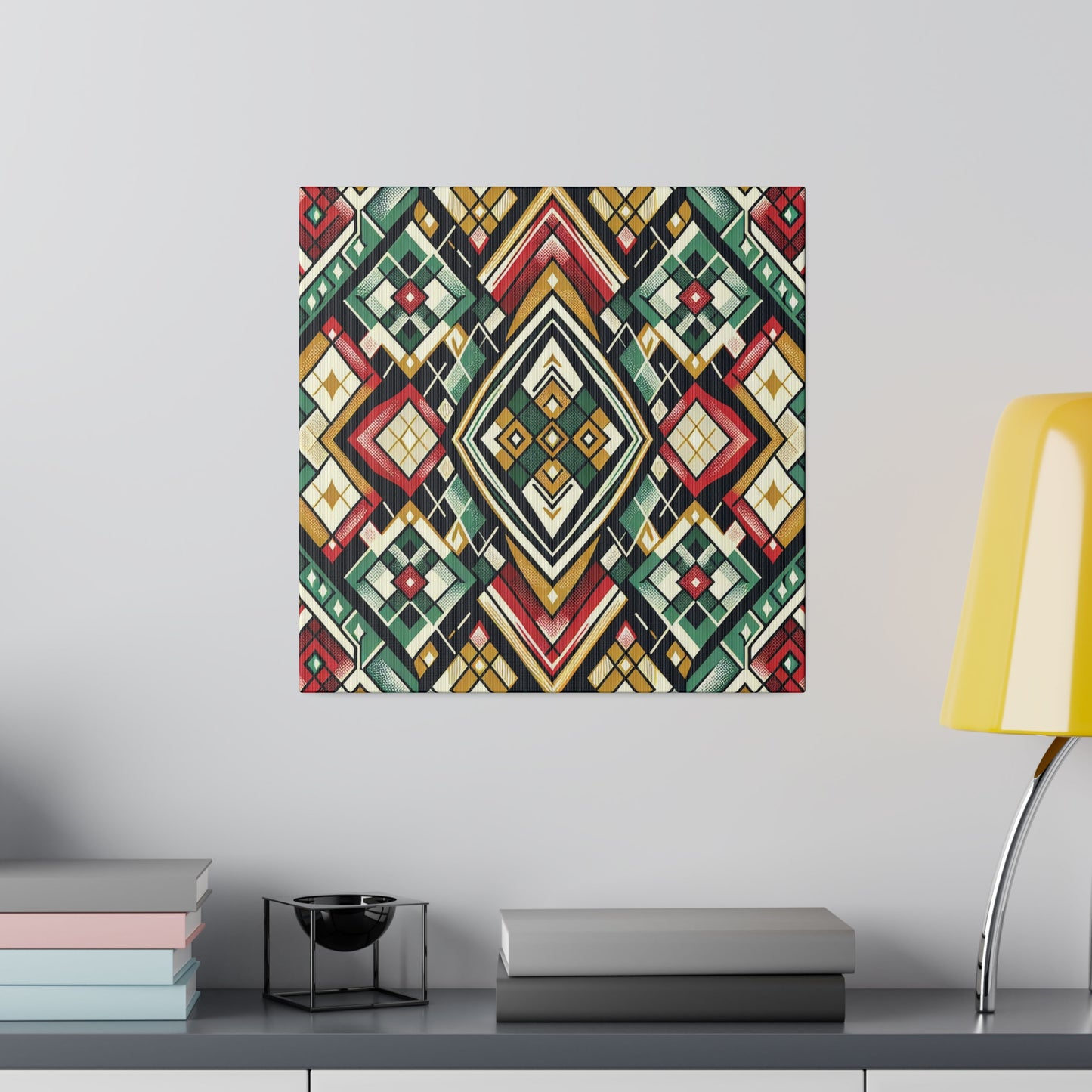 Geometric Tribal Canvas - Canvas