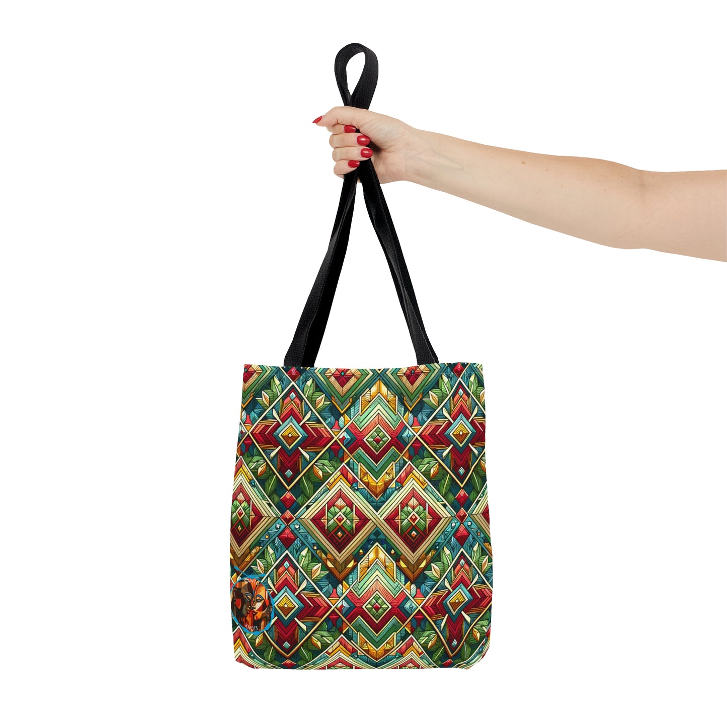 Vibrant Geometric Mosaic Tote Bag