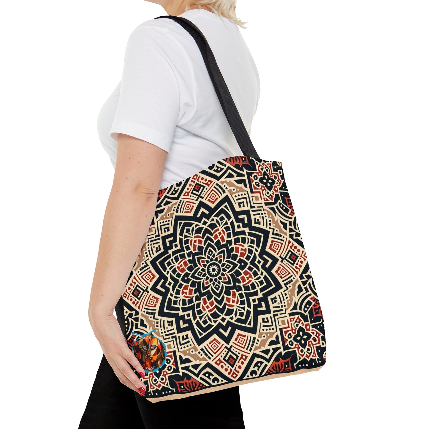 Bohemian Mandala Intricate Design Spacious Tote Bag