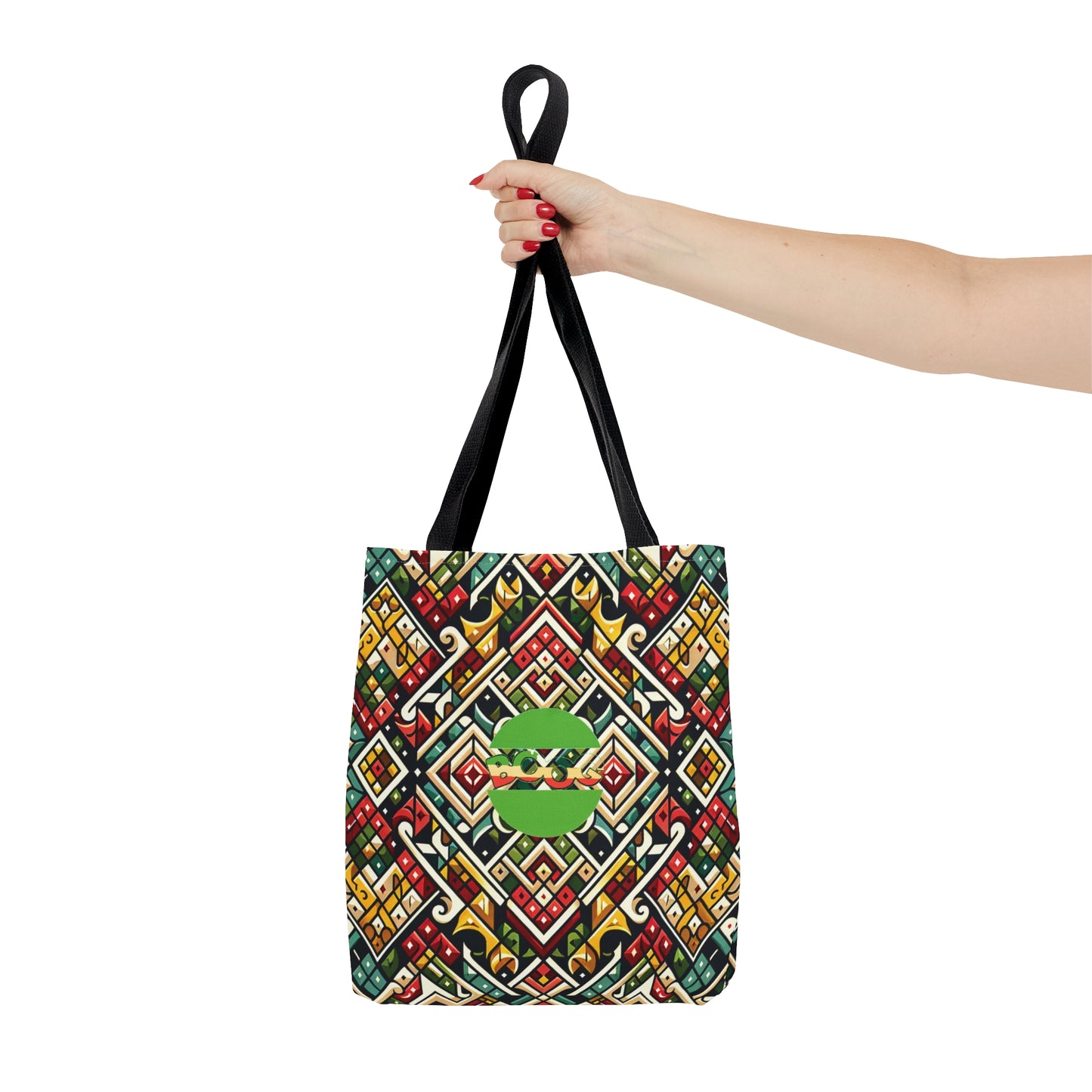 Vibrant Geometric Mosaic Tote Bag