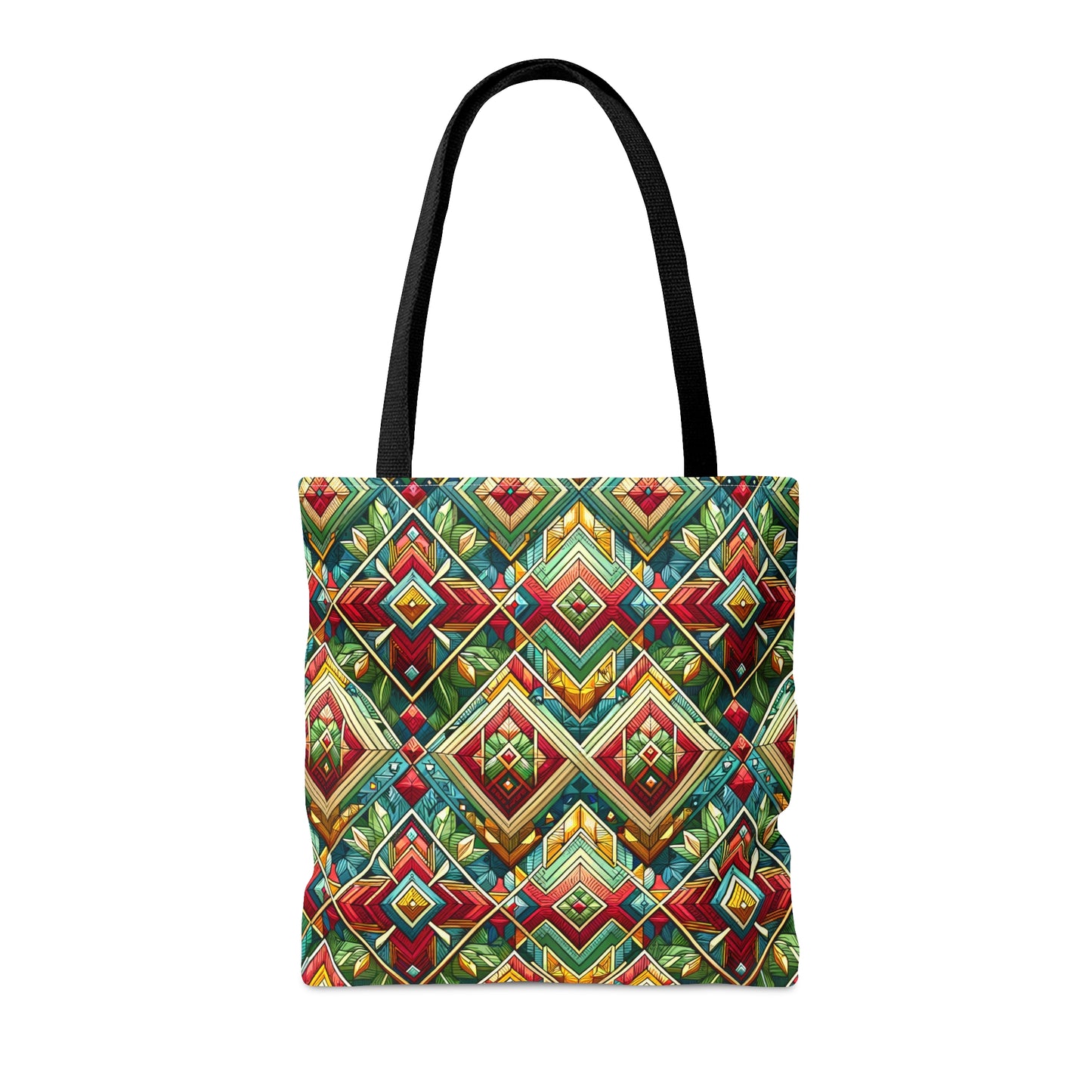 Vibrant Geometric Mosaic Tote Bag